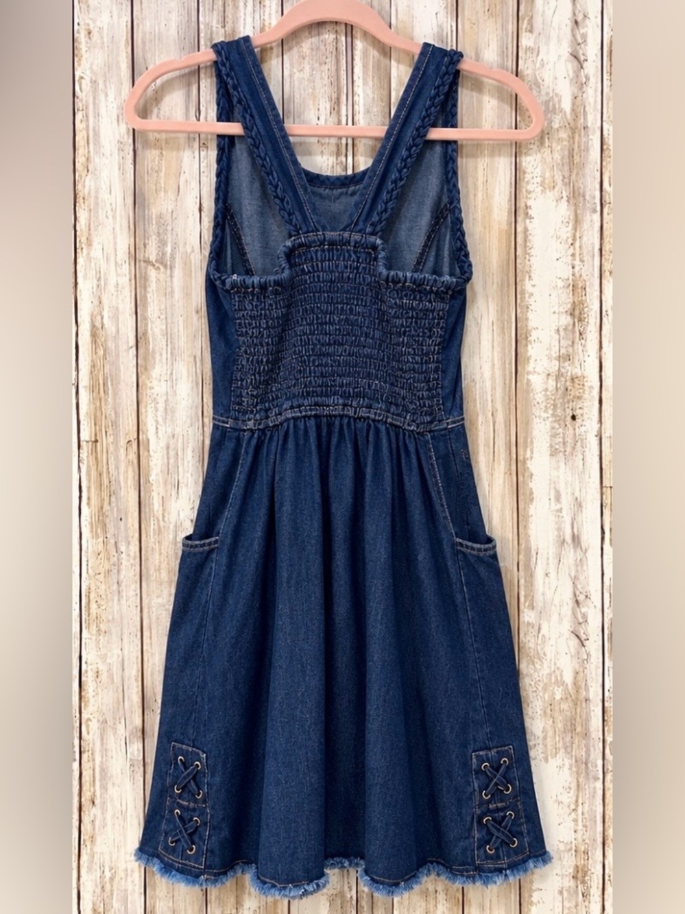 Abercrombie kids girls denim jumper